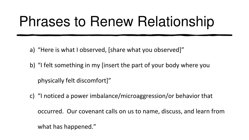 phrases to renew relationship