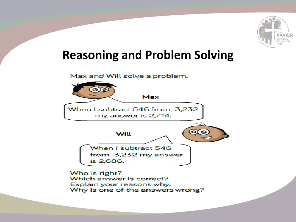 reasoning and problem solving 12