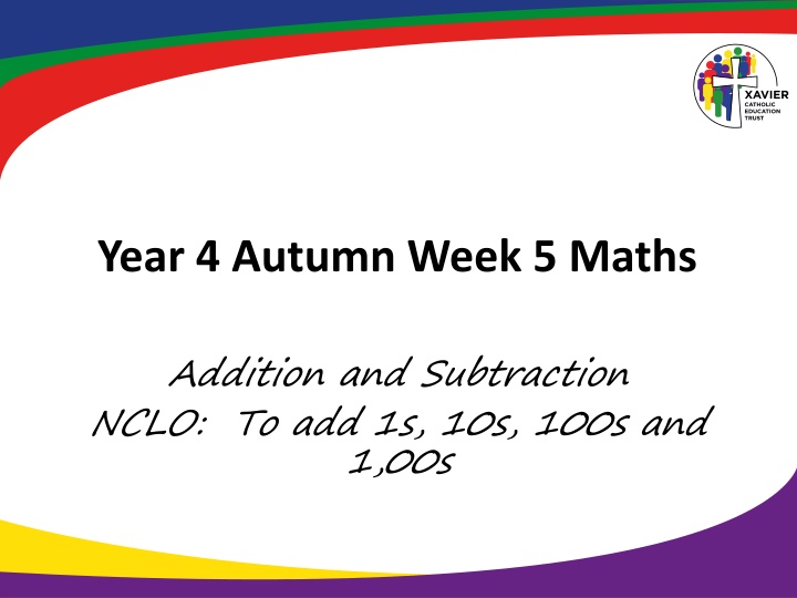 year 4 autumn week 5 maths