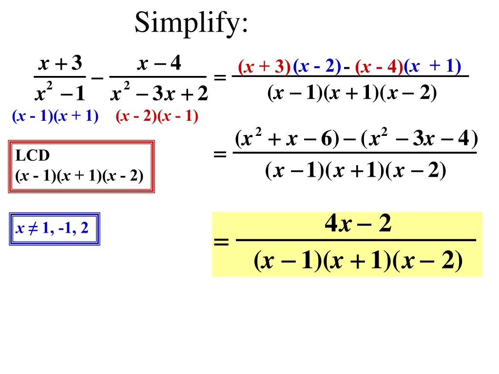 simplify 2