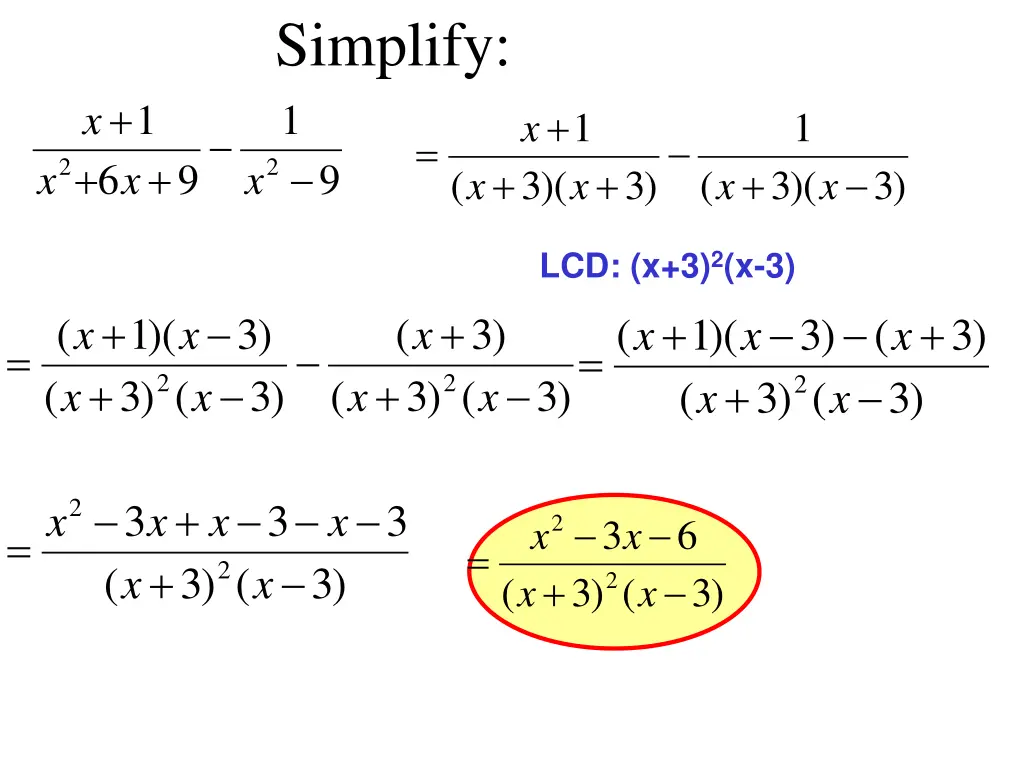 simplify