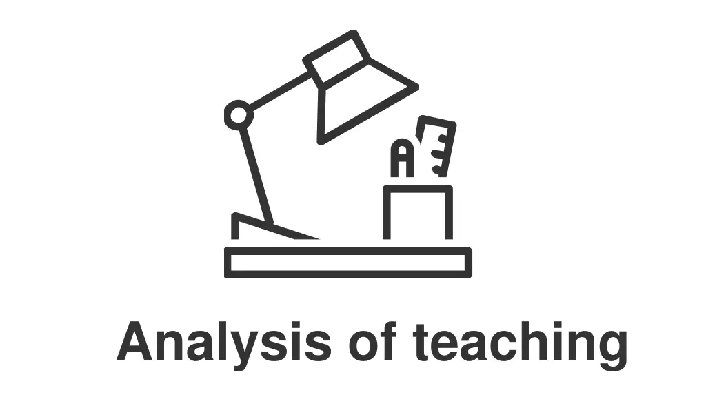 analysis of teaching 1