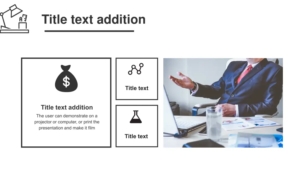 title text addition