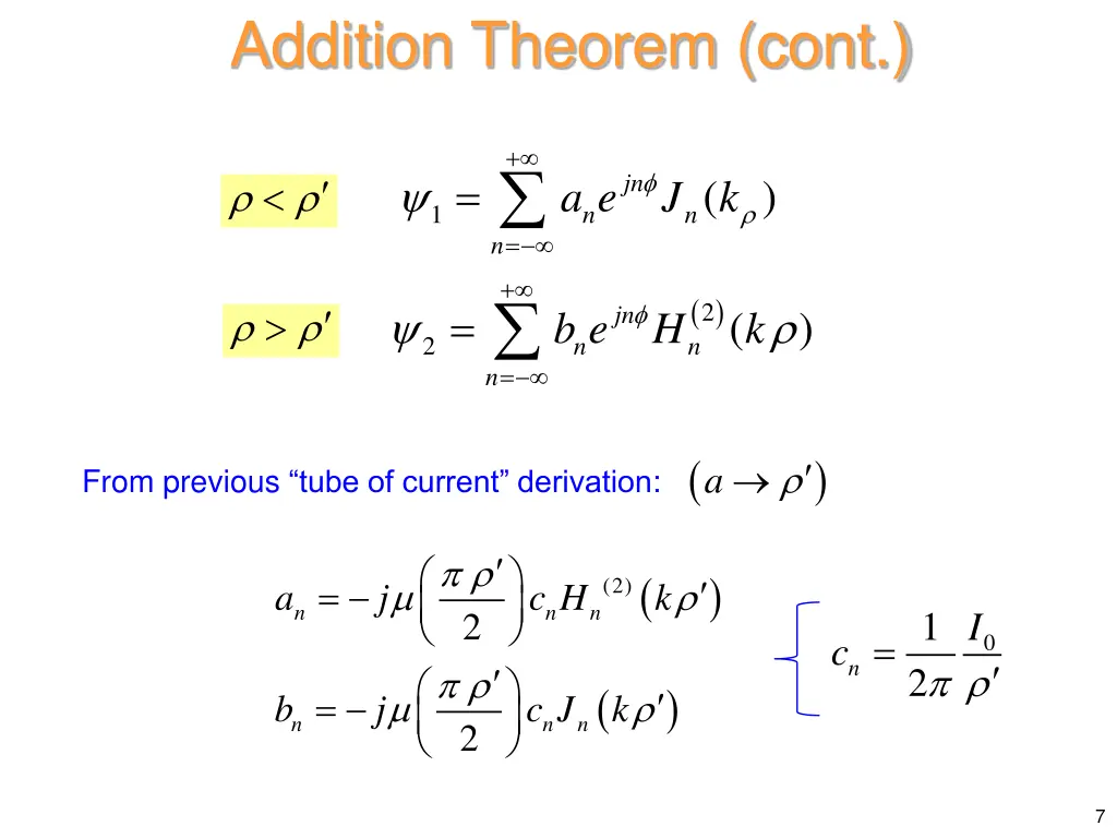 addition theorem cont 4