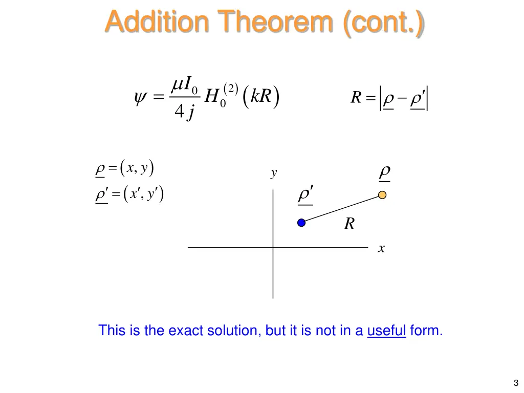 addition theorem cont
