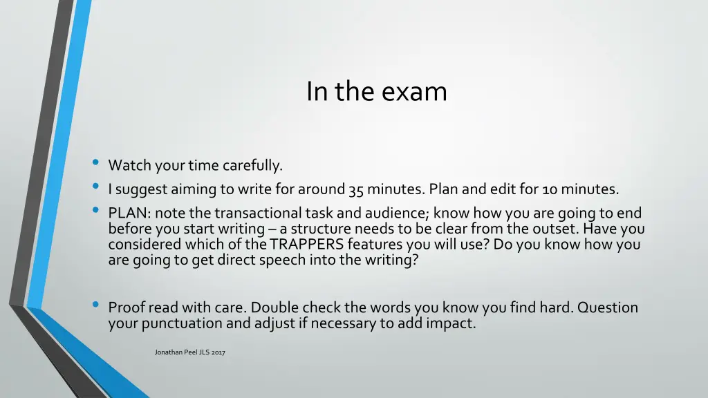 in the exam 1
