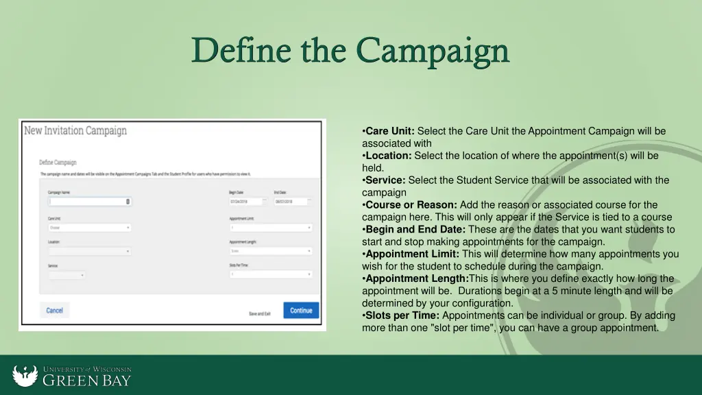 define the campaign 1