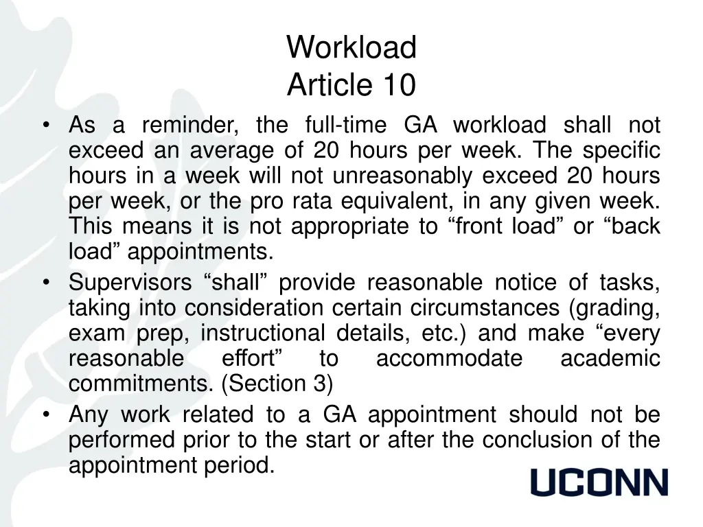workload article 10