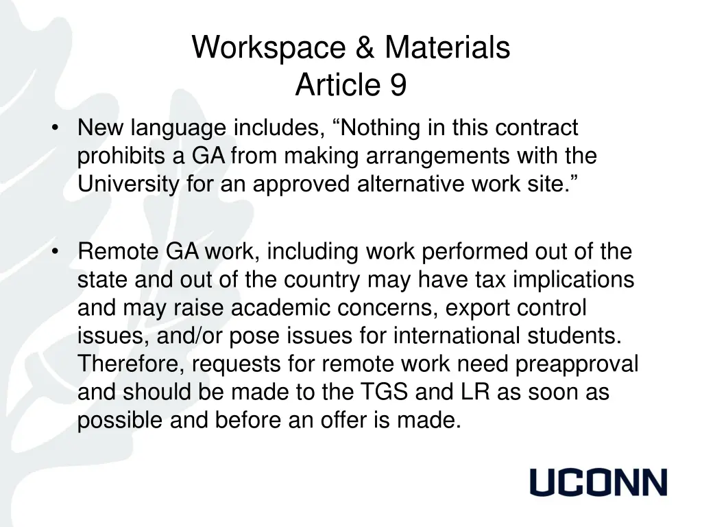 workspace materials article 9