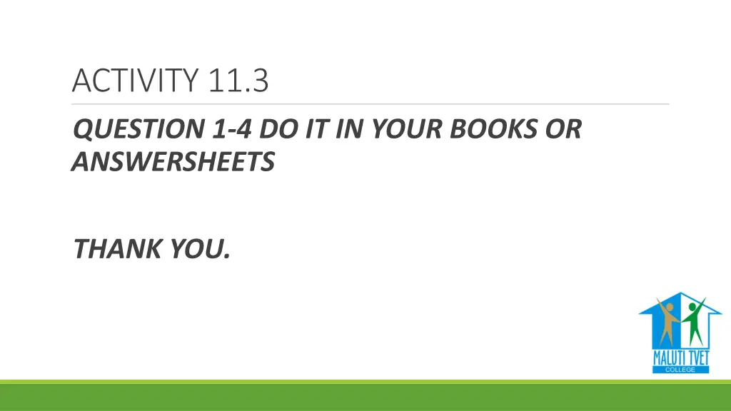 activity 11 3 question 1 4 do it in your books