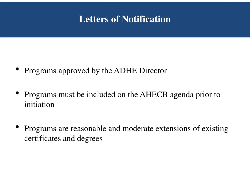 letters of notification