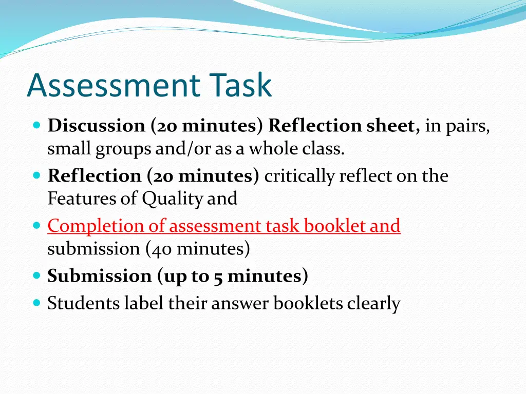 assessment task 1