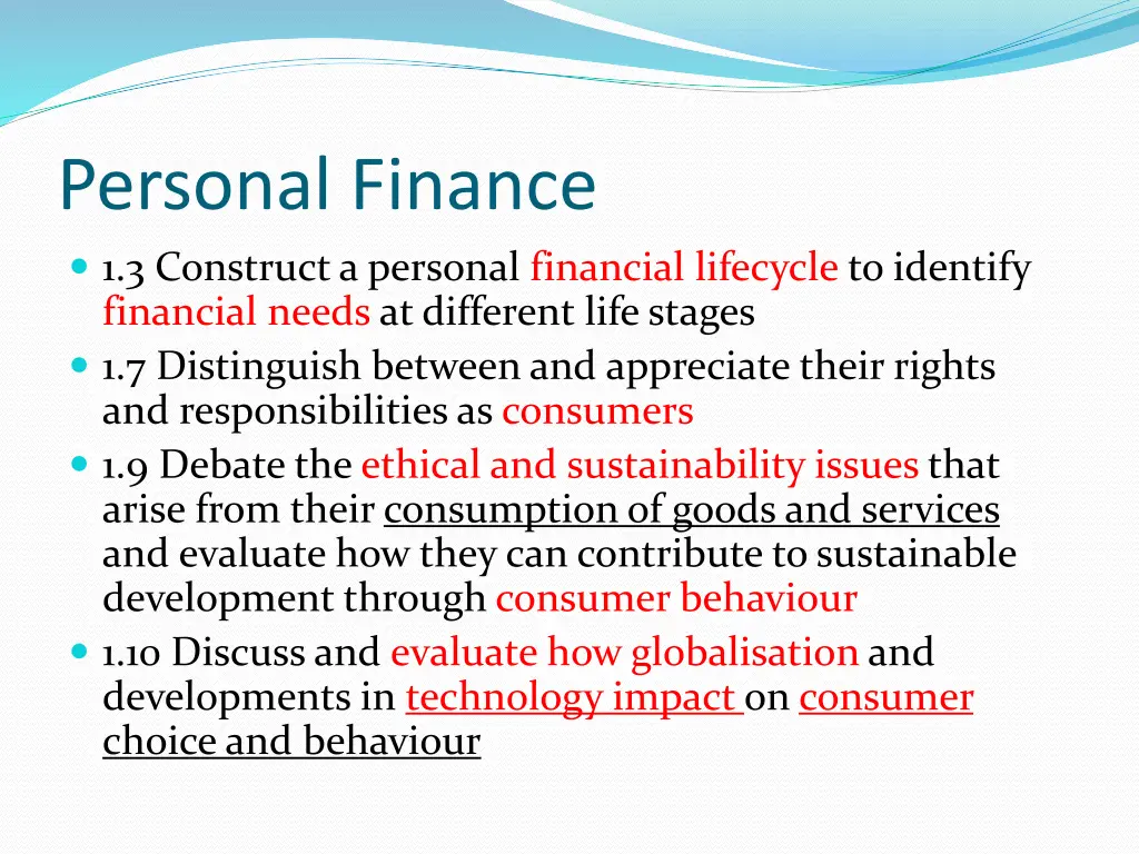 personal finance 1 3 construct a personal