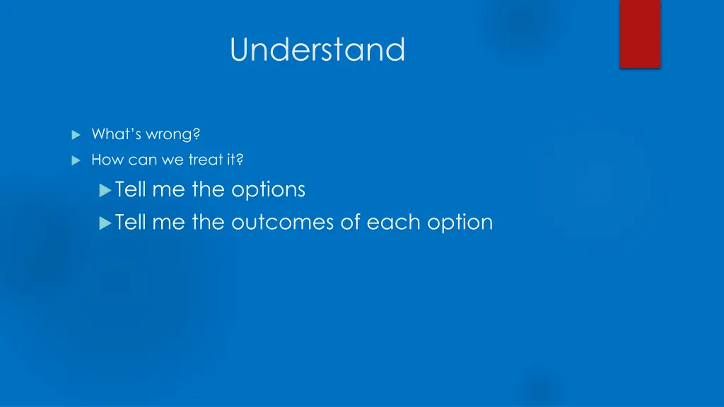 understand