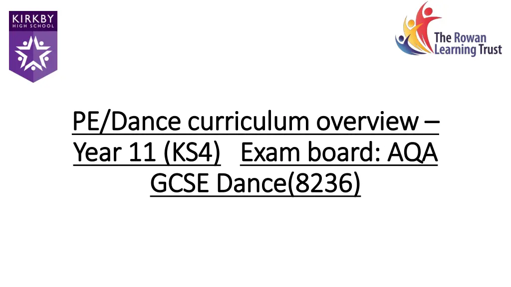 pe dance curriculum overview pe dance curriculum 7