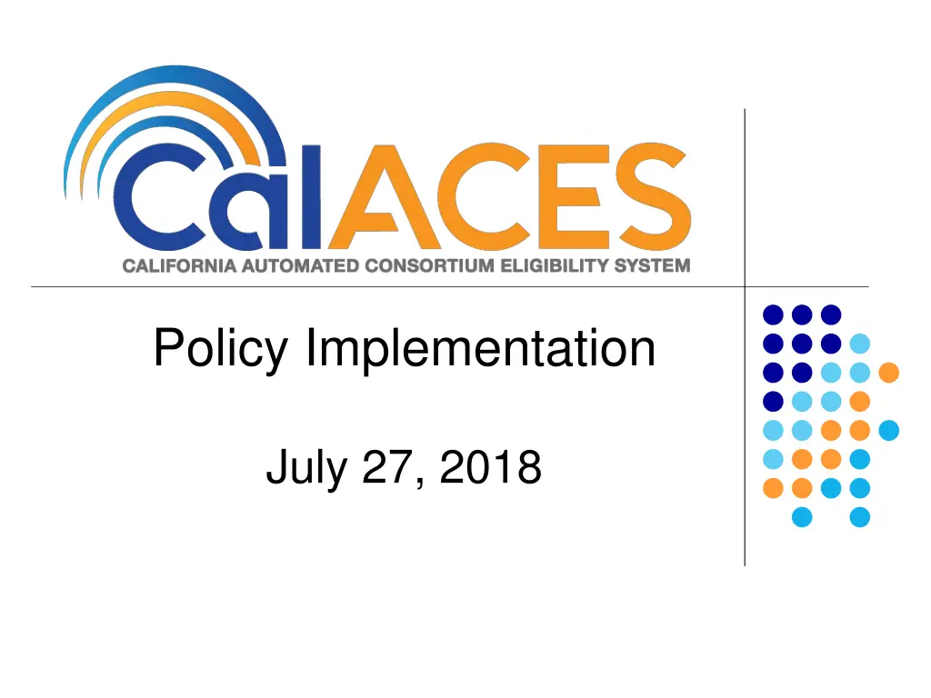 policy implementation