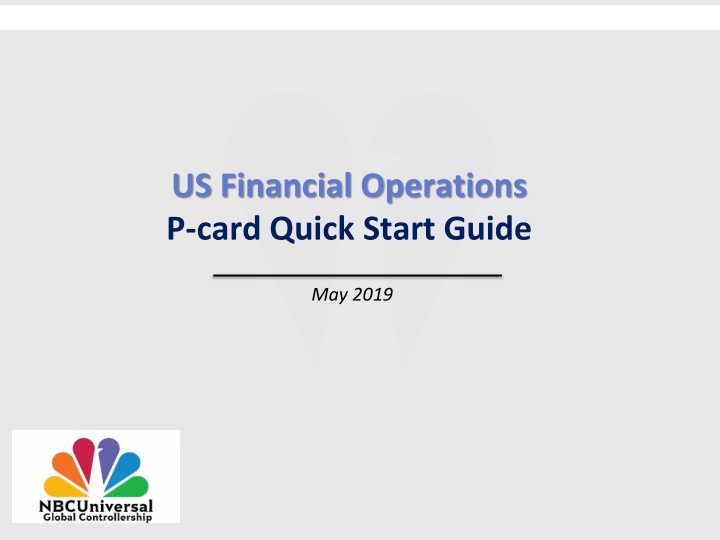 us financial operations p card quick start guide