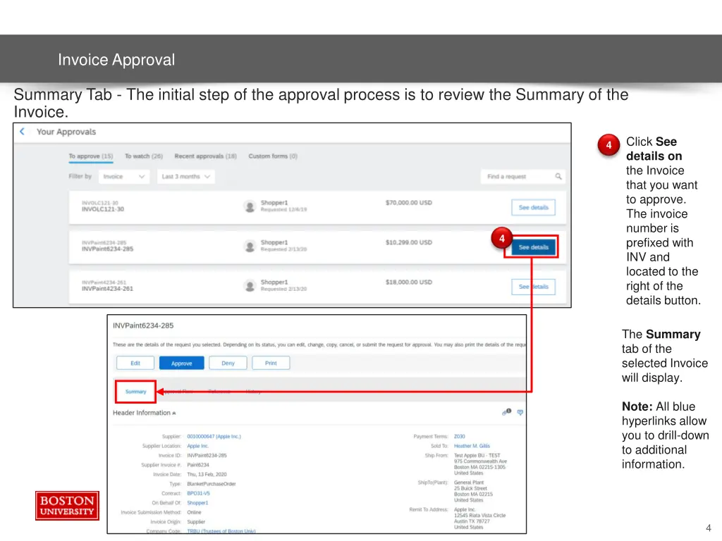 invoice approval