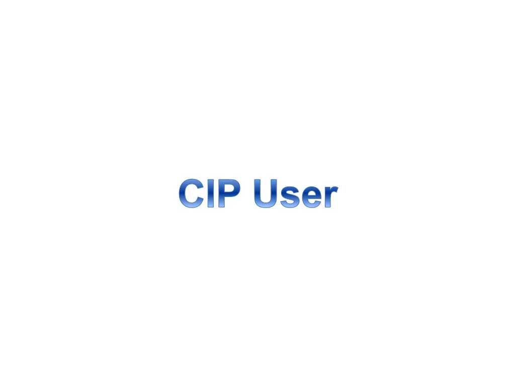cip user