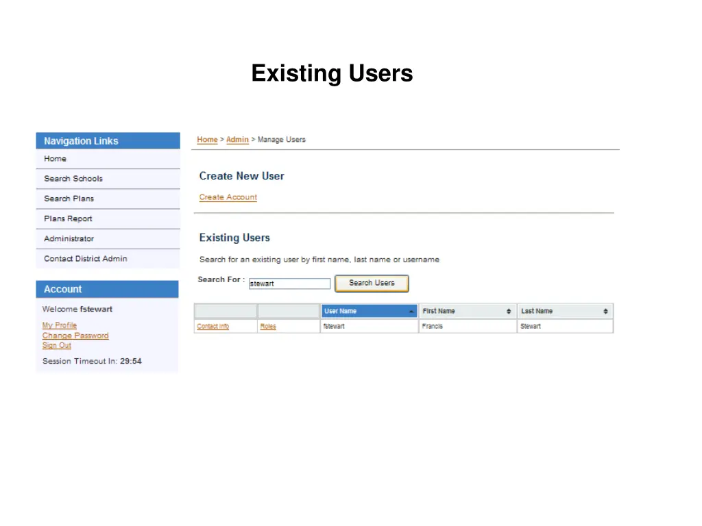 existing users 1