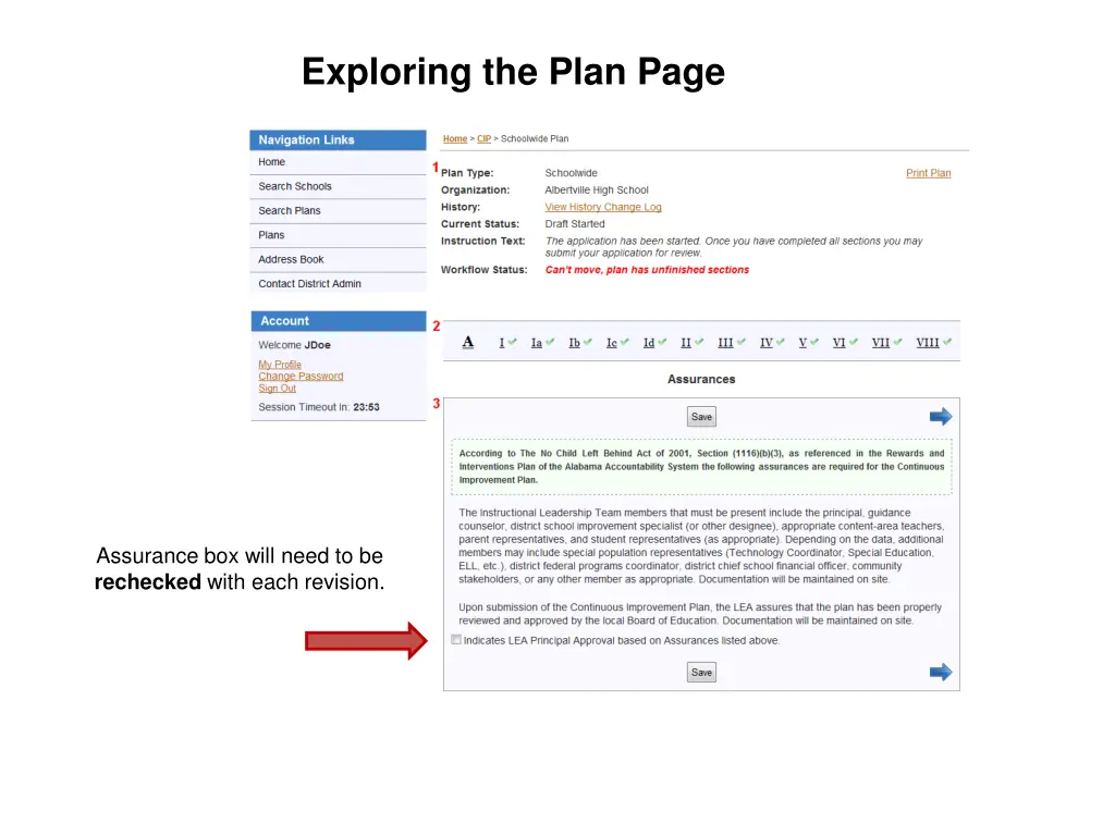 exploring the plan page 1
