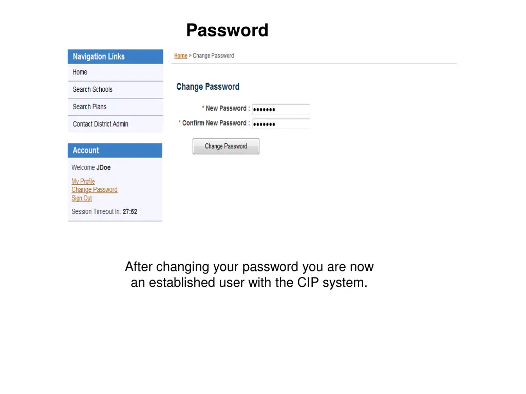 password