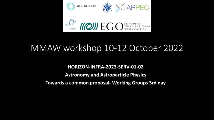 mmaw workshop 10 12 october 2022
