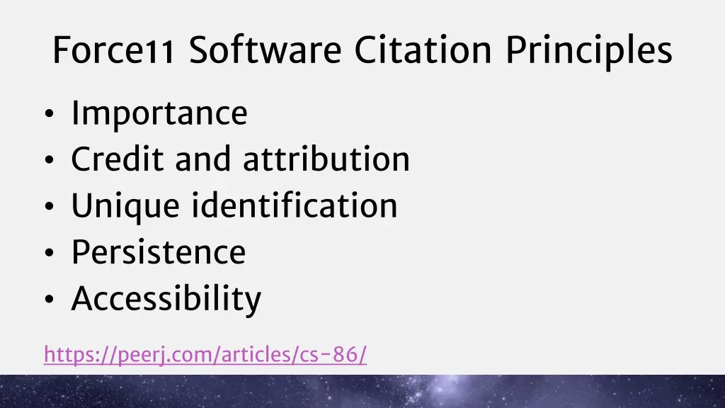 force11 software citation principles