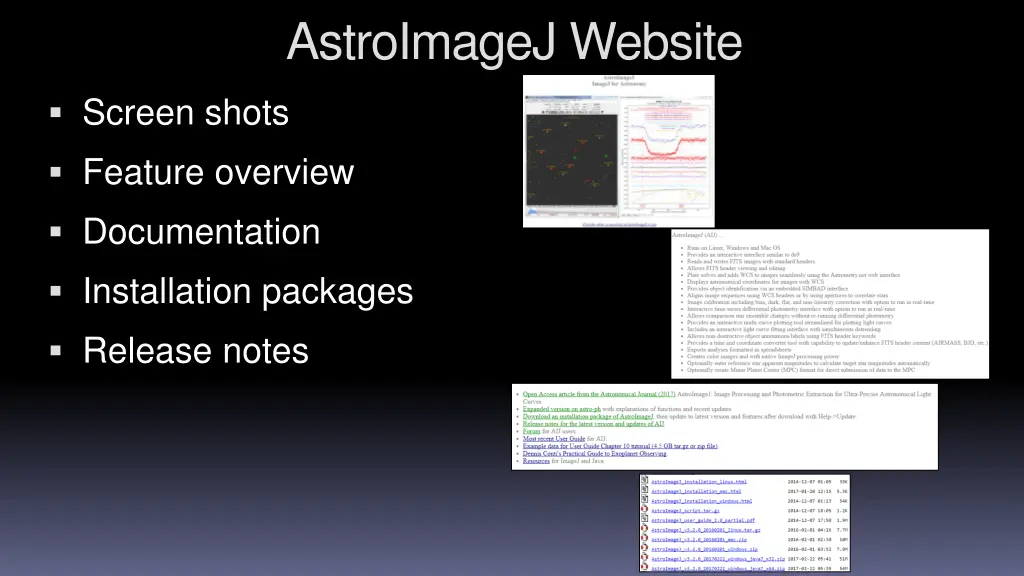 astroimagej website