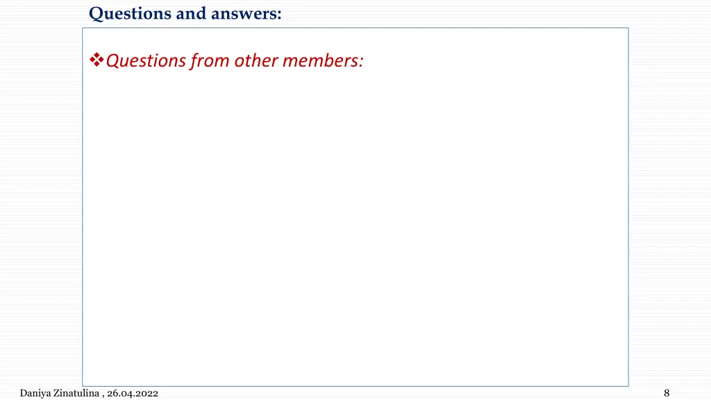 questions and answers 2