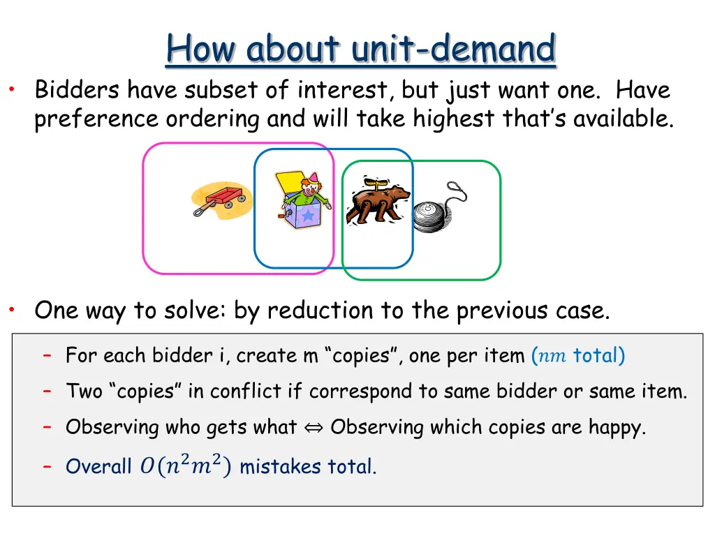 how about unit demand bidders have subset 1