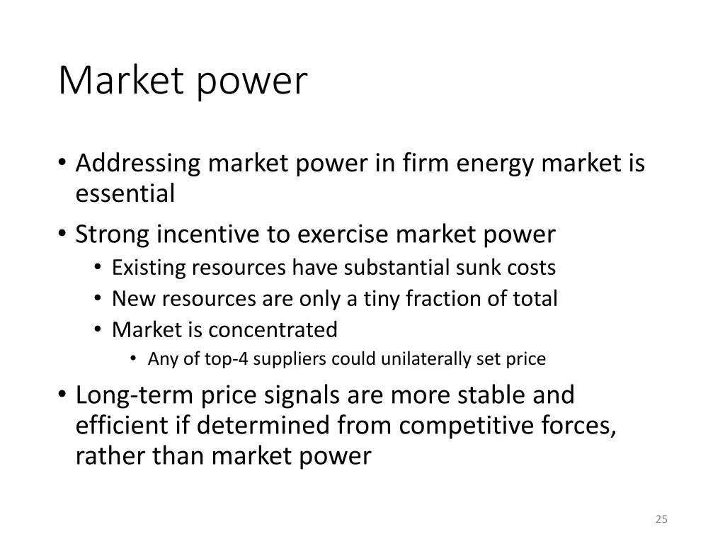 market power