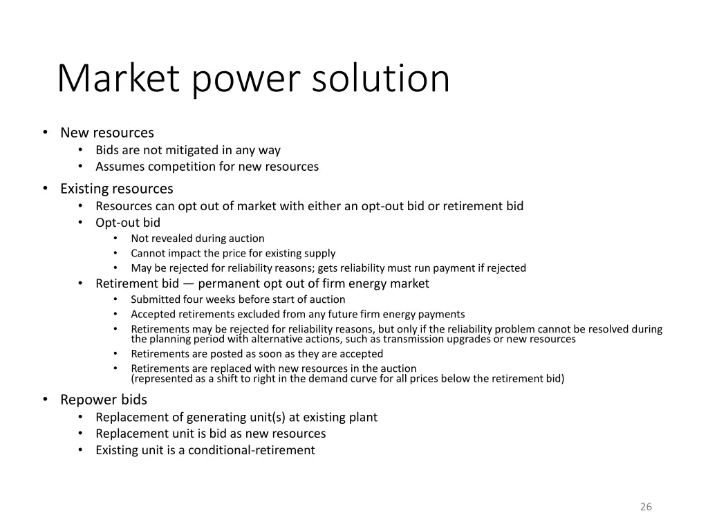 market power solution