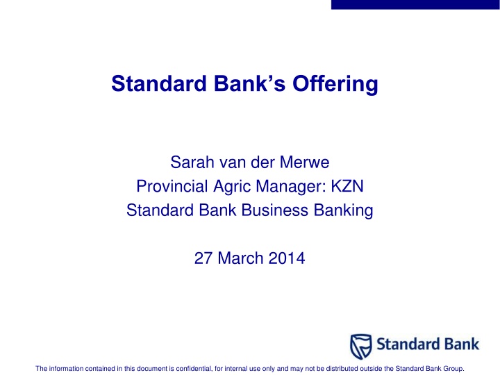 standard bank s offering