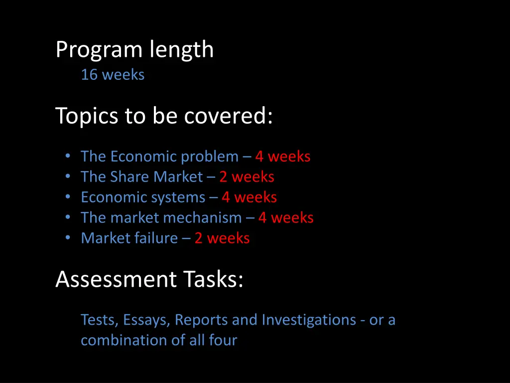 program length 16 weeks