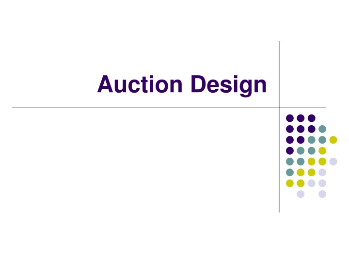 auction design