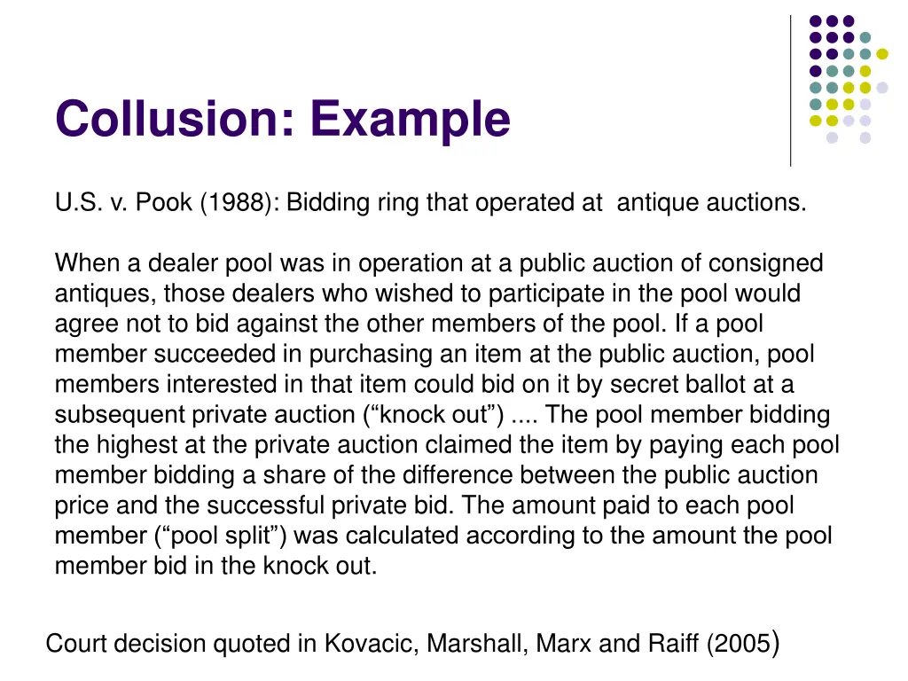 collusion example