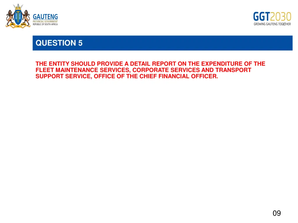 question 5