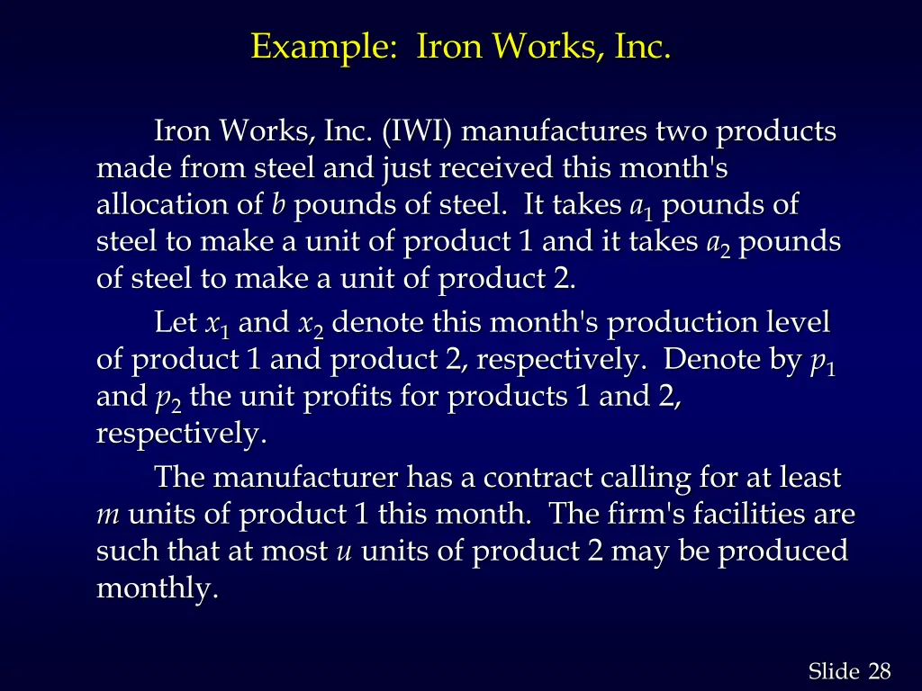 example iron works inc