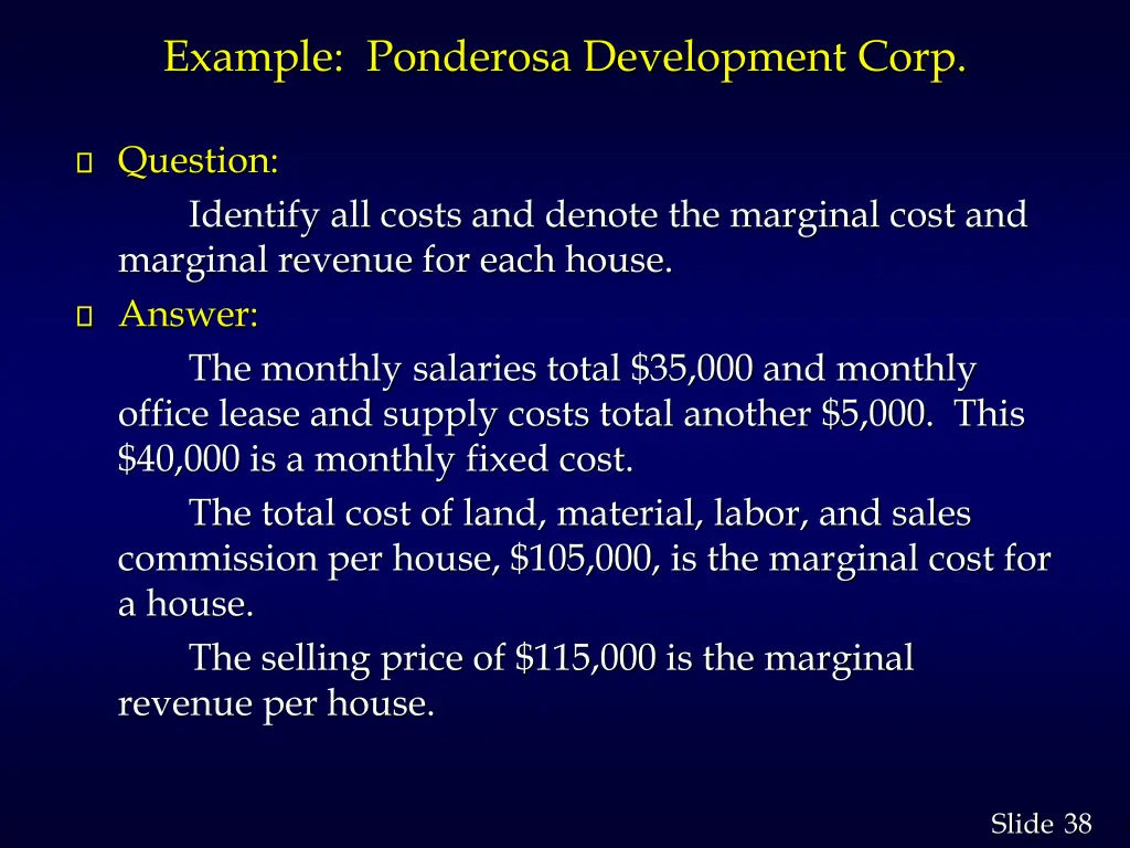 example ponderosa development corp 2