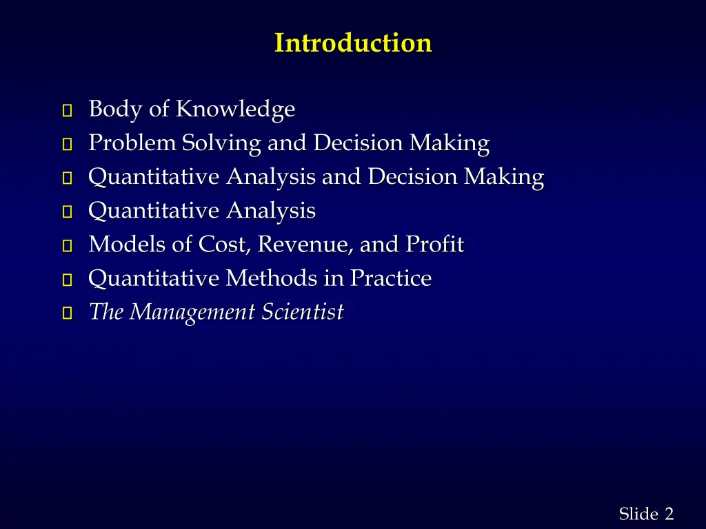 introduction