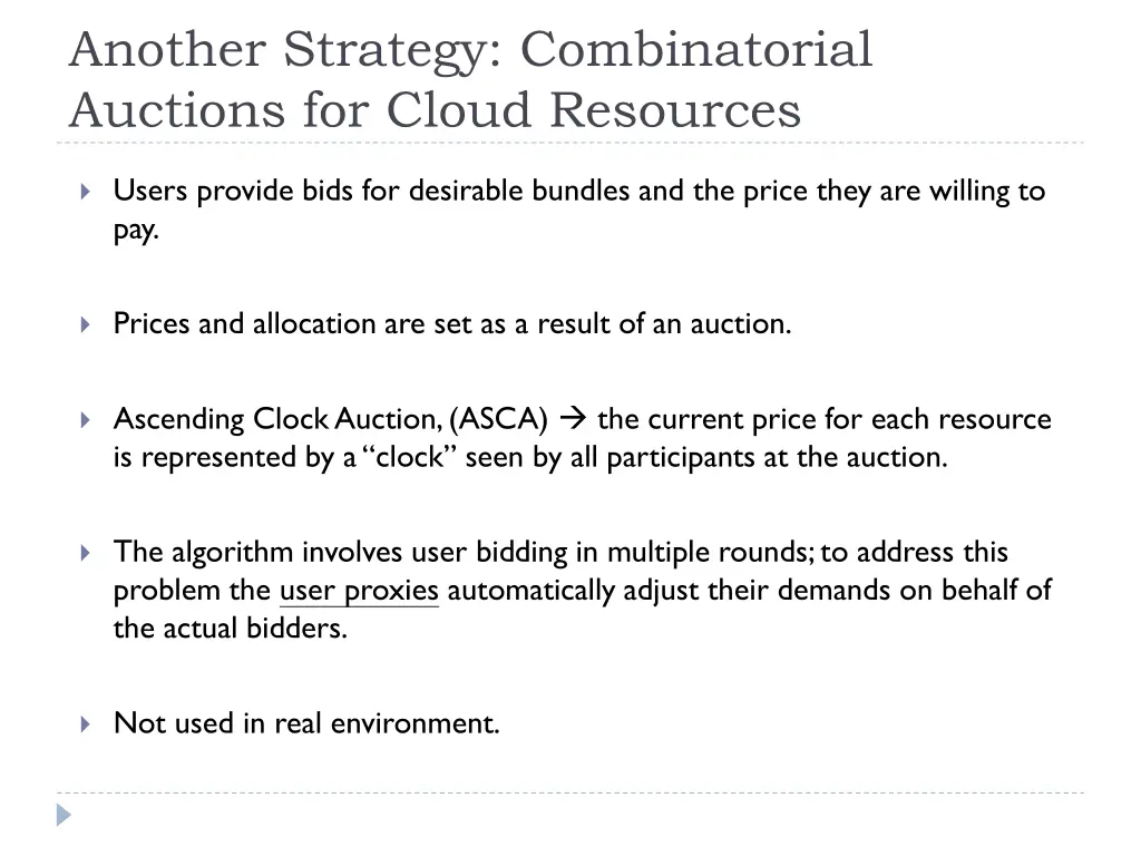 another strategy combinatorial auctions for cloud