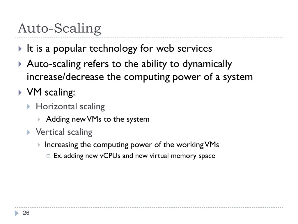auto scaling