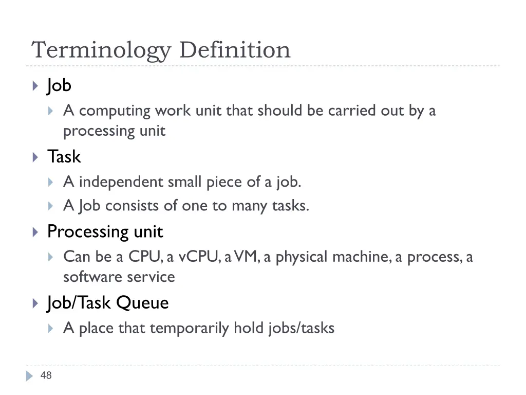 terminology definition