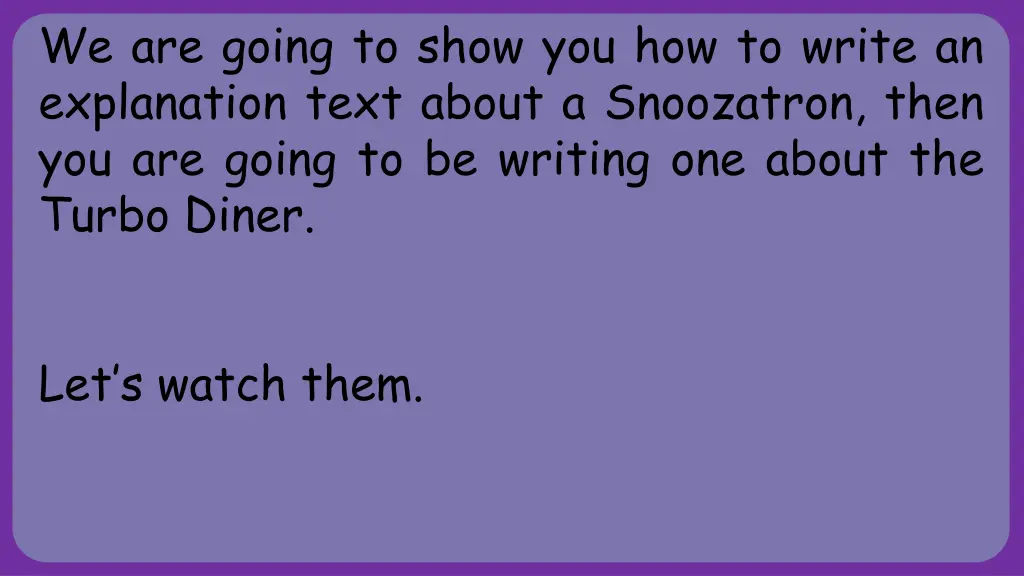 we are going to show you how to write