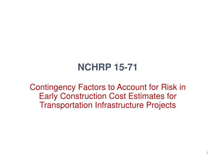nchrp 15 71