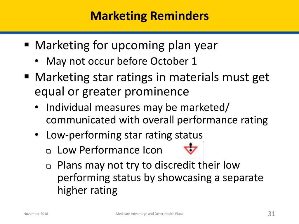 marketing reminders