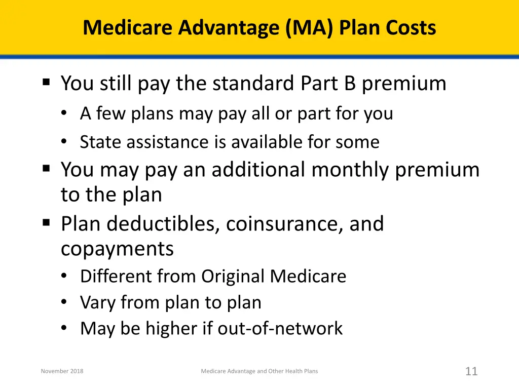 medicare advantage ma plan costs