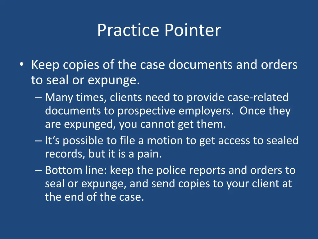 practice pointer 1