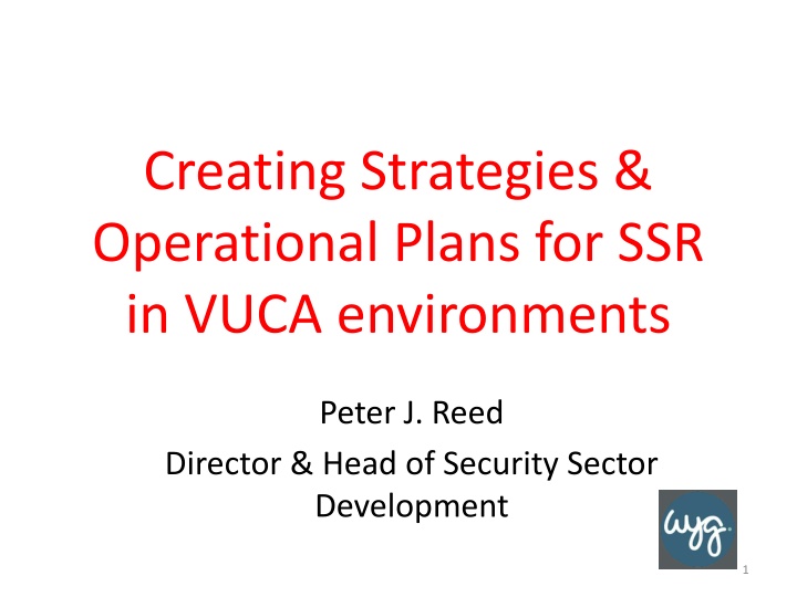 creating strategies operational plans